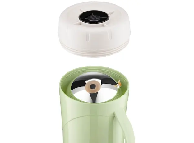 თერმოსი Ardesto Vacuum flask Gemini Gourmet, 1800ml, plastic, borosilicate glass, green, 3 image