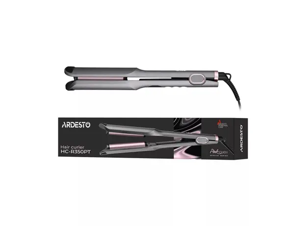 თმის სახვევი Ardesto HC-R350PT Pink Touch, 35W, Hair Curling iron, Pink/Grey, 5 image