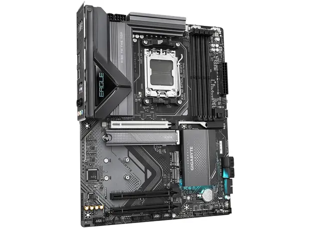 დედა დაფა GIGABYTE X870 EAGLE WIFI7 sAM5 X870 4xDDR5 M.2 HDMI DP Wi-Fi BT ATX, 2 image