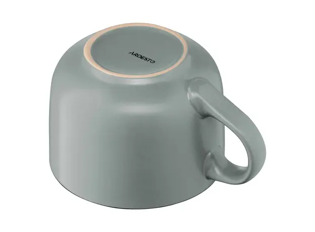 კერამიკის ჭიქა Ardesto Mug Way of life, 550ml,  ceramics, blue, 5 image