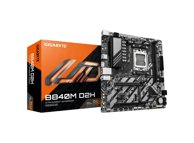 დედა დაფა GIGABYTE B840M D2H sAM5 B840 2xDDR5 M.2 HDMI mATX