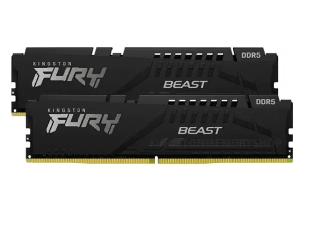 ოპერატიული მეხსიერება Kingston DDR5 64GB (2x32GB) 5600MT/s CL36 FURY Beast Black EXPO