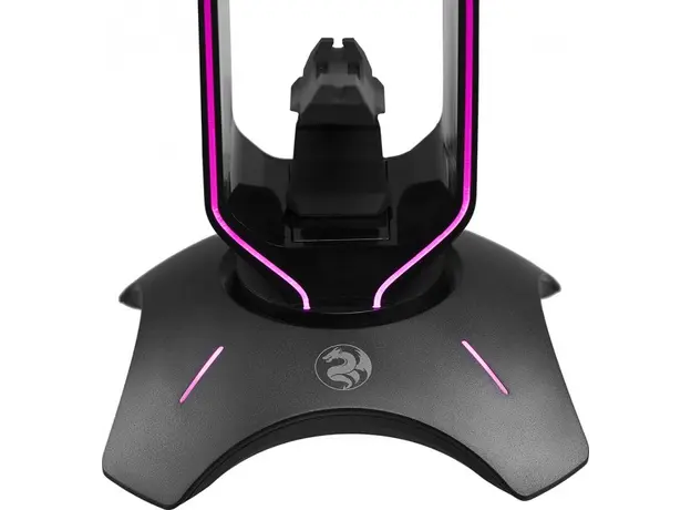 დამჭერი 2E Gaming Headset Stand RGB USB Black (2E-GST310UB), 2 image