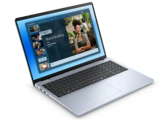 Notebook Dell 16 DC16251/C5-120U/16GB/512GB SSD/Intel Graphics/FgrPr/WLAN + BT/16" FHD+/Backlit ENG Kb/4 Cell/Silver/65W/Ubuntu/3Ywr, 2 image