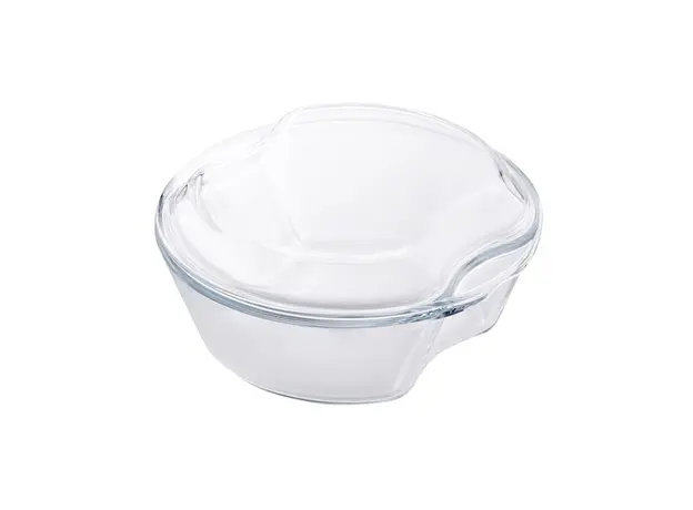 საცხობი ჭურჭელი Ardesto AR2415BG 1.5L Baking Dish With Lid Black Mars Round, 2 image