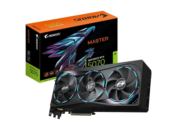 ვიდეო დაფა GIGABYTE Graphic Adapter GeForce RTX 5070 12GB GDDR7 AORUS M