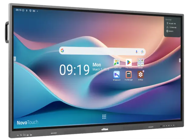 Interactive screen Vivitek BK863I NovoTouch, 86", Android 14, RAM 8GB, 64GB, Smart Board, Silver, 2 image