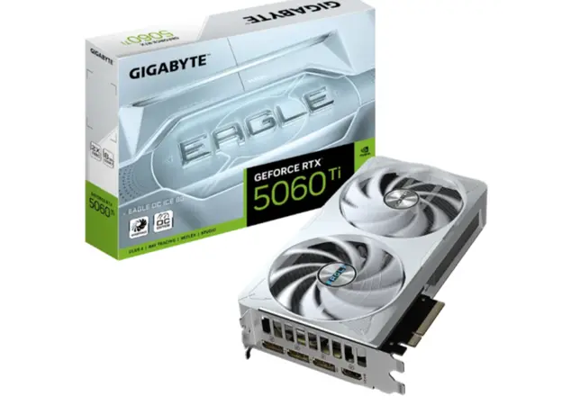 ვიდეო დაფა GIGABYTE Graphic Adapter GeForce RTX 5060 Ti 8GB GDDR7 EAGLE OC ICE