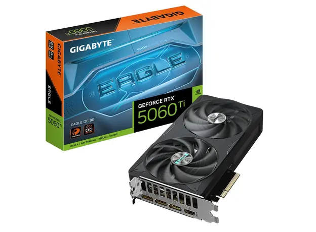 ვიდეო დაფა GIGABYTE Graphic Adapter GeForce RTX 5060 Ti 8GB GDDR7 EAGLE OC