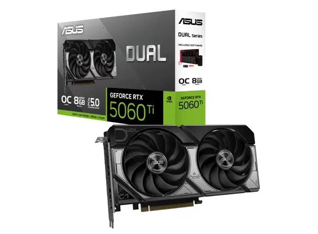 ASUS DUAL RTX 5060 Ti OC 8GB GDDR7 (DUAL-RTX5060TI-O8G) video card