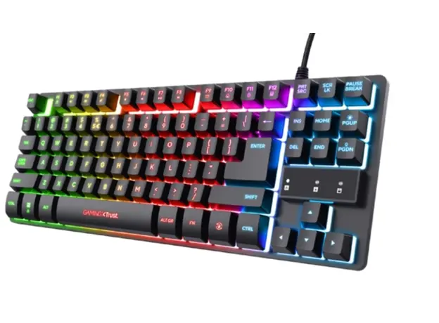 Trust GXT833 THADO TKL KEYBOARD BLK US, 2 image