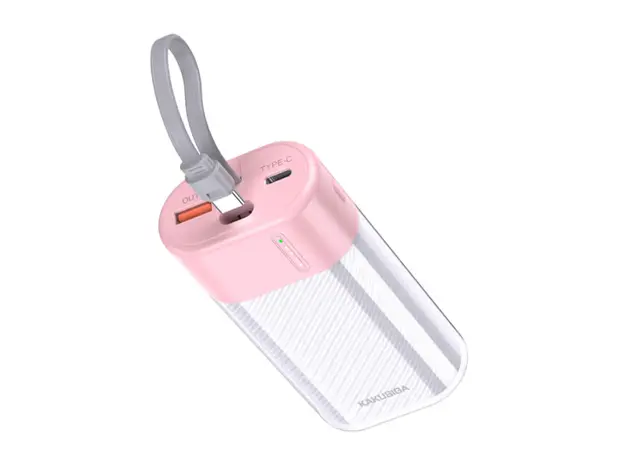 პორტატული დამტენი KAKUSIGA ksc-1072 10000mah pink, 2 image