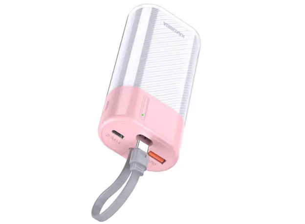 პორტატული დამტენი KAKUSIGA ksc-1072 10000mah pink