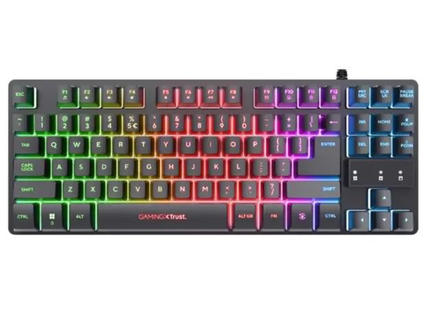 Trust GXT833 THADO TKL KEYBOARD BLK US