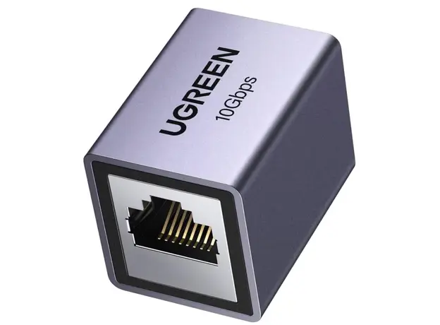 გადამყვანი Ugreen RJ45 Ethernet Connector 1-Pack Space Gray/15117