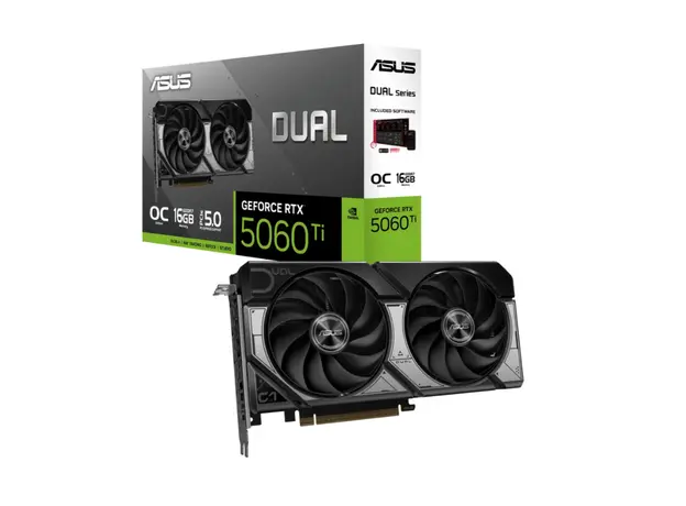 Video card ASUS RTX 5060 Ti OC 16GB GDDR7 (DUAL-RTX5060TI-O16G)