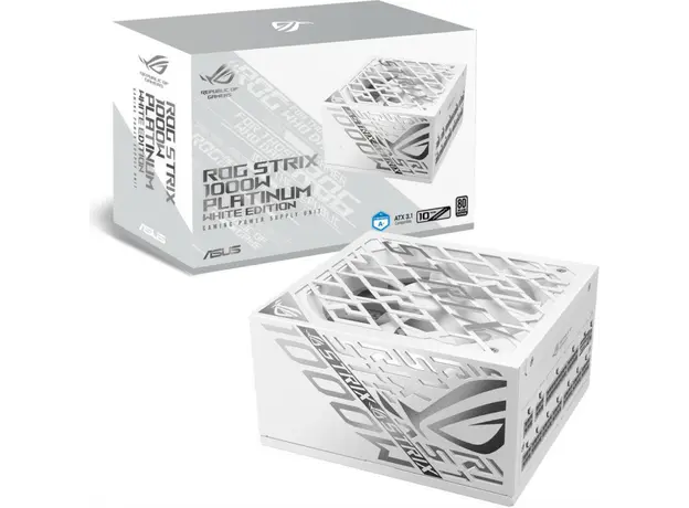 კვების ბლოკი ASUS ROG Strix 1000W Platinum White Edition 90YE00W4-B0NA00