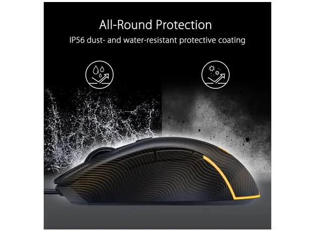 მაუსი ASUS TUF Gaming M3 Gen II mouse Right-hand USB Type-C Optical 8000 DPI, 3 image