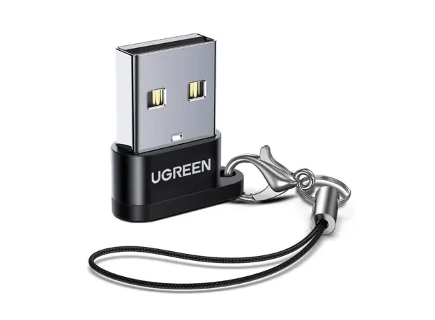 გადამყვანი Ugreen USB A Male to USB-C Female Adapter Black/50568, 2 image