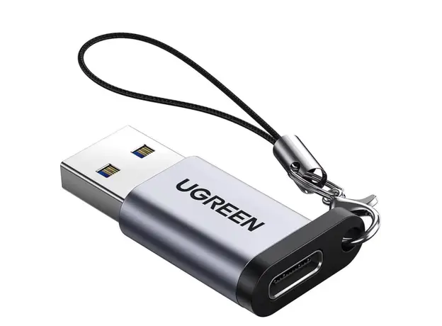 გადამყვანი Ugreen USB-A 3.0 to USB-C Adapter Gray/50533