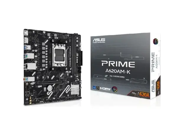 დედა დაფა ASUS PRIME A620AM-K sAM5 A620 2xDDR5 HDMI DP mATX, 3 image