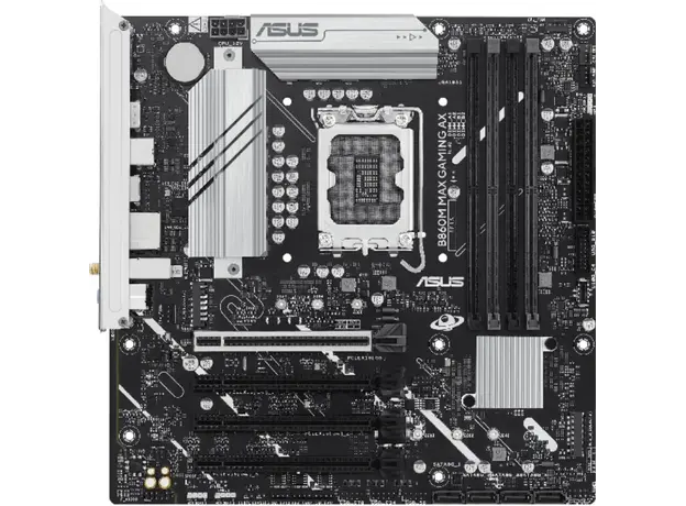 დედა დაფა ASUS Motherboard B860M MAX GAMING AX s1851 B860 4xDDR5 M.2 DP USB Type-C Wi-Fi BT mATX