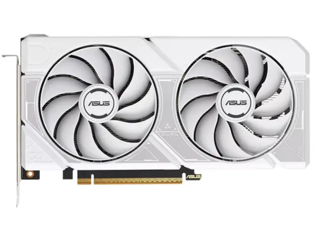 ვიდეო დაფა ASUS Graphic Card GeForce RTX 5060 8GB GDDR7 OC DUAL-RTX5060-O8G-WHITE, 4 image