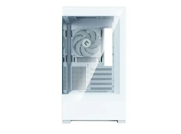 კომპიუტერის ქეისი Zalman Computer case P30 White V2, without PSU, 1xUSB3.0, 1хUSB Type-C, 3x120mm ARGB, TG Front/Side Panel, mATX, White, 4 image