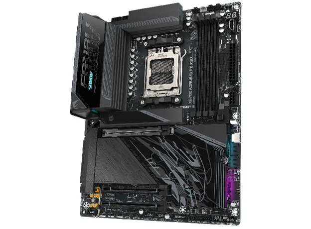 დედა დაფა GIGABYTE X870E A ELITE X3D sAM5 X870 4xDDR5 M.2 Wi-Fi BT HDMI DP ATX, 3 image