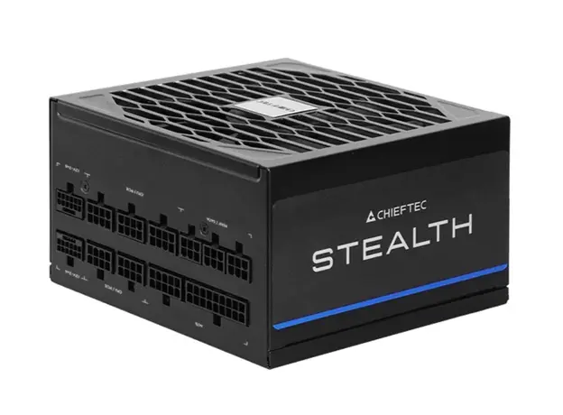 კვების ბლოკი CHIEFTEC PSU Stealth (1200W), >92%, 80+ Platinum, 135mm FDB, 1xMB 24pin(20+4), 2xCPU 8pin(4+4), 2xMolex, 10xSATA, 3xPCIe 8pin(6+2), 2xPCIe GEN5 16pin, Fully Modular, 2 image