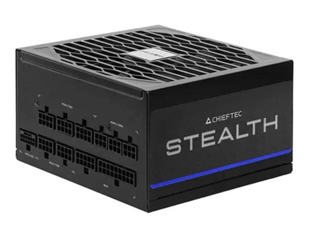 კვების ბლოკი CHIEFTEC PSU Stealth (1000W), >92%, 80+ Platinum, 135mm FDB, 1xMB 24pin(20+4), 2xCPU 8pin(4+4), 2xMolex