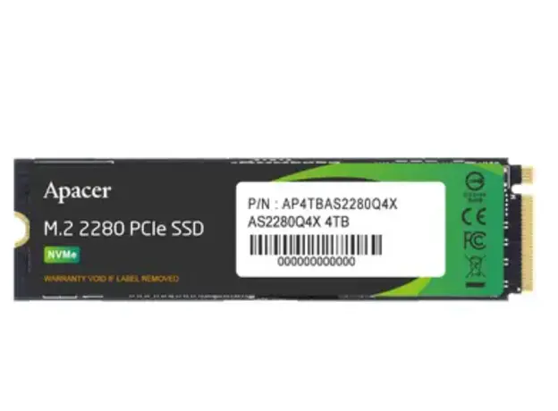მყარი დისკი Apacer SSD M.2 2TB PCIe 4.0 Q4X