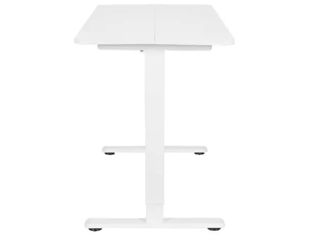 კომპიუტერის მაგიდა 2E Computer Desk CE120W, height 72-120cm, electric motor, tabletop 120 60cm (white), metal base (white), 2 image