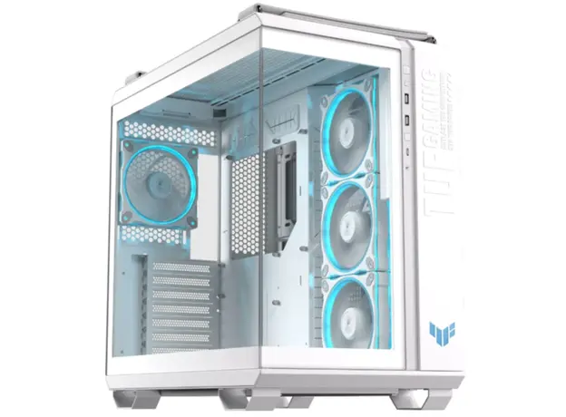 კომპიუტერის ქეისი ASUS GT502 PANO/ARGB FANS/WHT/TG