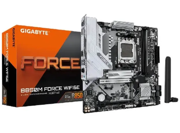 დედა დაფა GIGABYTE Motherboard B850M FORCE sAM5 B850 2xDDR5 M.2 HDMI DP mATX