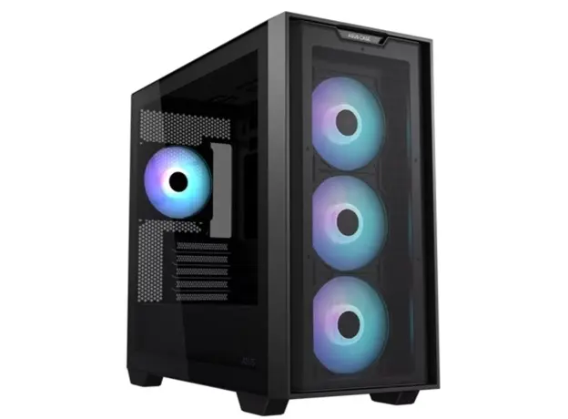 კომპიუტერის ქეისი ASUS Computer Case A21 PLUS TG ARGB BLACK