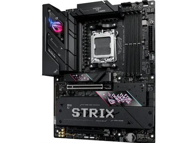 დედა დაფა ASUS Motherboard ROG STRIX B850-E GAMING WIFI sAM5 B850 4xDDR5 M.2 HDMI DP USB Type-C Wi-Fi BT ATX, 2 image