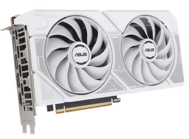 ვიდეო დაფა ASUS Graphic Card GeForce RTX 5060 8GB GDDR7 OC DUAL-RTX5060-O8G-WHITE, 2 image