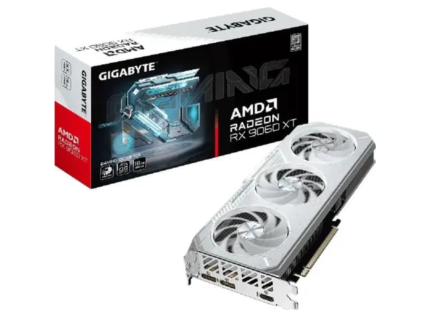 დედა დაფა GIGABYTE Graphic Adapter Radeon 9060 XT 16GB GDDR6 OC ICE white