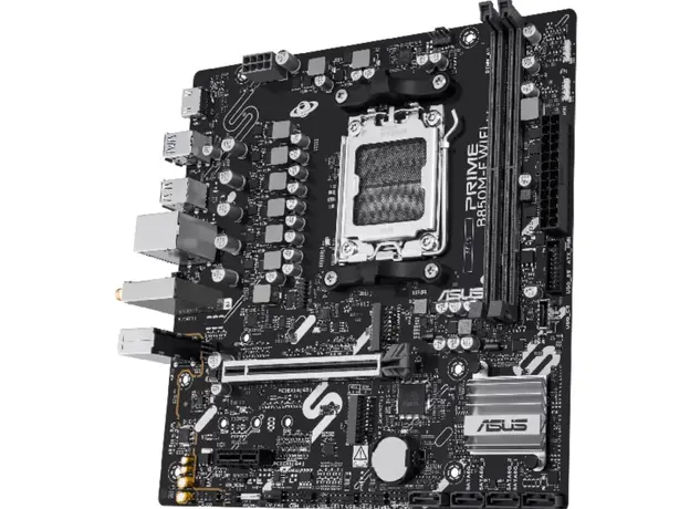 დედა დაფა ASUS Motherboard PRIME B850M-F WIFI sAM5 B850 2xDDR5 M.2 HDMI Wi-Fi BT mATX, 2 image
