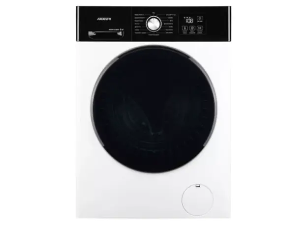 სარეცხი მანქანა ARDESTO front load Black Mars, 8kg, 1200, A, 55.5cm, display, inverter, white