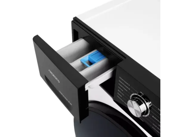 სარეცხი მანქანა ARDESTO front load Black Mars, 8kg, 1200, A, 55.5cm, display, inverter, white, 2 image