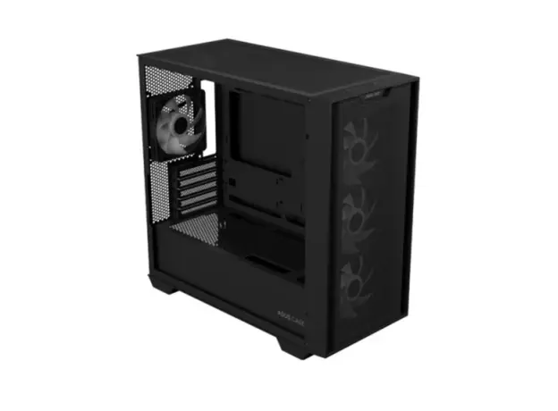 კომპიუტერის ქეისი ASUS Computer Case A21 PLUS TG ARGB BLACK, 4 image