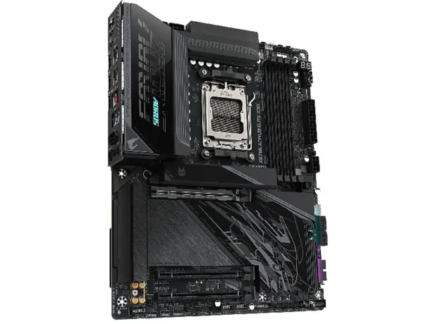 დედა დაფა GIGABYTE X870E A ELITE X3D sAM5 X870 4xDDR5 M.2 Wi-Fi BT HDMI DP ATX, 2 image