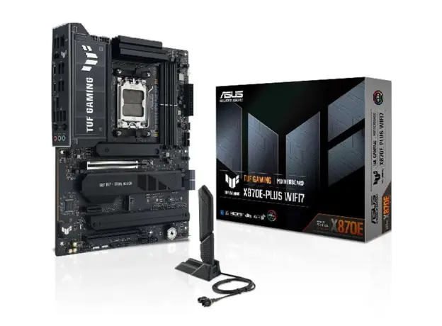დედა დაფა ASUS Motherboard TUF GAMING X870E-PLUS WIFI7 sAM5 X870E 4xDDR5 M.2 HDMI Wi-Fi BT ATX, 5 image