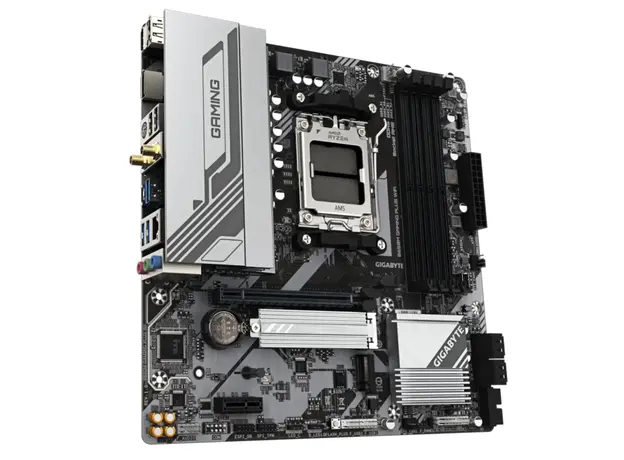 დედა დაფა GIGABYTE Motherboard B650M GAMING PLUS WF sAM5 B650 4xDDR5 M.2 HDMI DP Wi-Fi BT mATX, 3 image