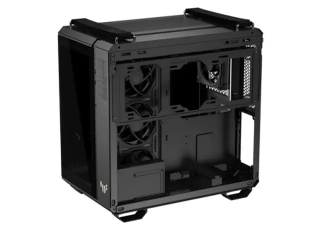 კომპიუტერის ქეისი ASUS TUF GAMING GT502 HORIZON TG ARGB BLACK, 3 image