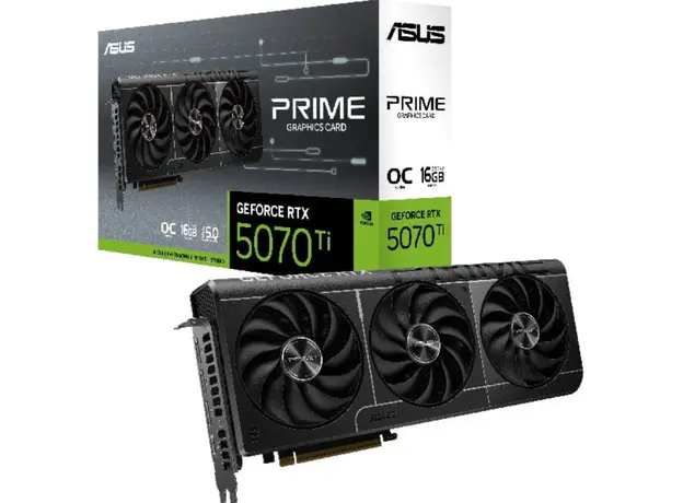 ვიდეო დაფა ASUS Graphic Card GeForce RTX 5070 TI 16GB GDDR7 OC PRIME-RTX5070TI-O16G