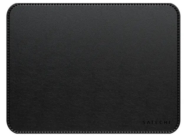 მაუსპადი SATECHI Vegan-Leather Premium Mouse Pad (Black)