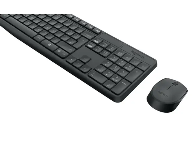 კლავიატურა და მაუსი LOGITECH MK235 Wireless Combo - GREY - US INT'L, 2 image